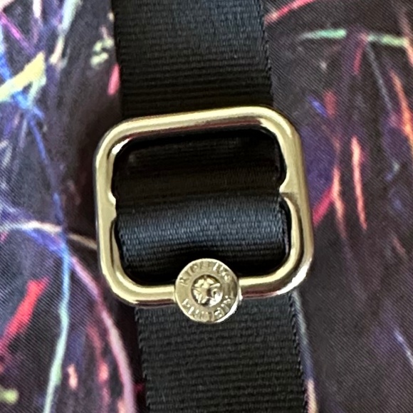 Kipling Crossbody/Shoulder Bag Splash Rainbow Abstract Print Black/Multi NWT - Picture 13 of 16